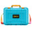 STARTRC GAMES For Nintendo Switch 2 Storage Case ABS Waterproof Portable Carrying Box with Shoulder Strap - Orange  /  Blue - 1