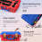 STARTRC GAMES For Nintendo Switch 2 Storage Case ABS Waterproof Portable Carrying Box with Shoulder Strap - Orange  /  Blue - 5