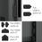 IPEGA PG-SW2125 For Nintendo Switch 2 Screen Protector Joystick Caps Dust Plugs Grip Cover Protection Kit - 6