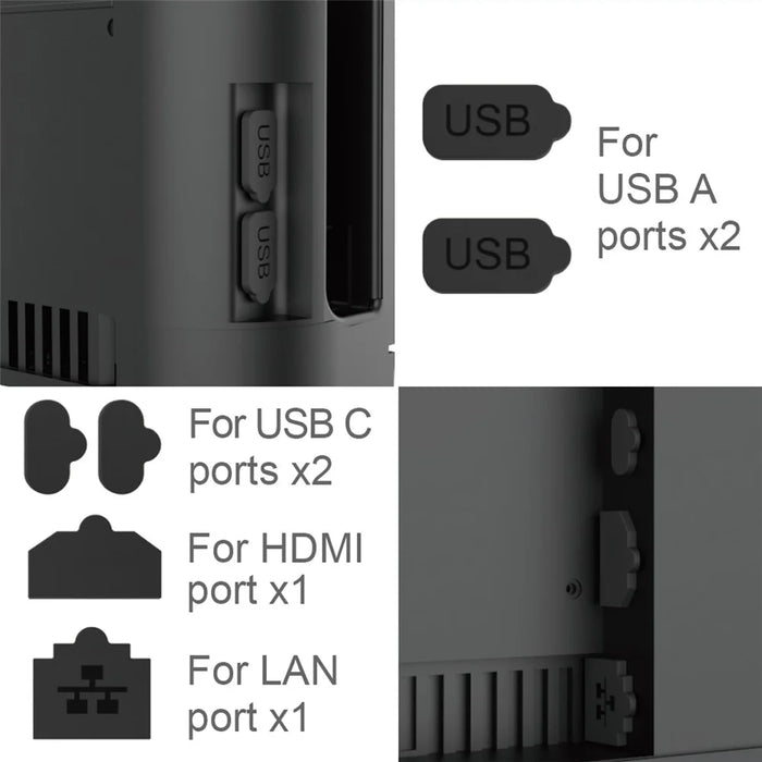 IPEGA PG-SW2125 For Nintendo Switch 2 Screen Protector Joystick Caps Dust Plugs Grip Cover Protection Kit - 6