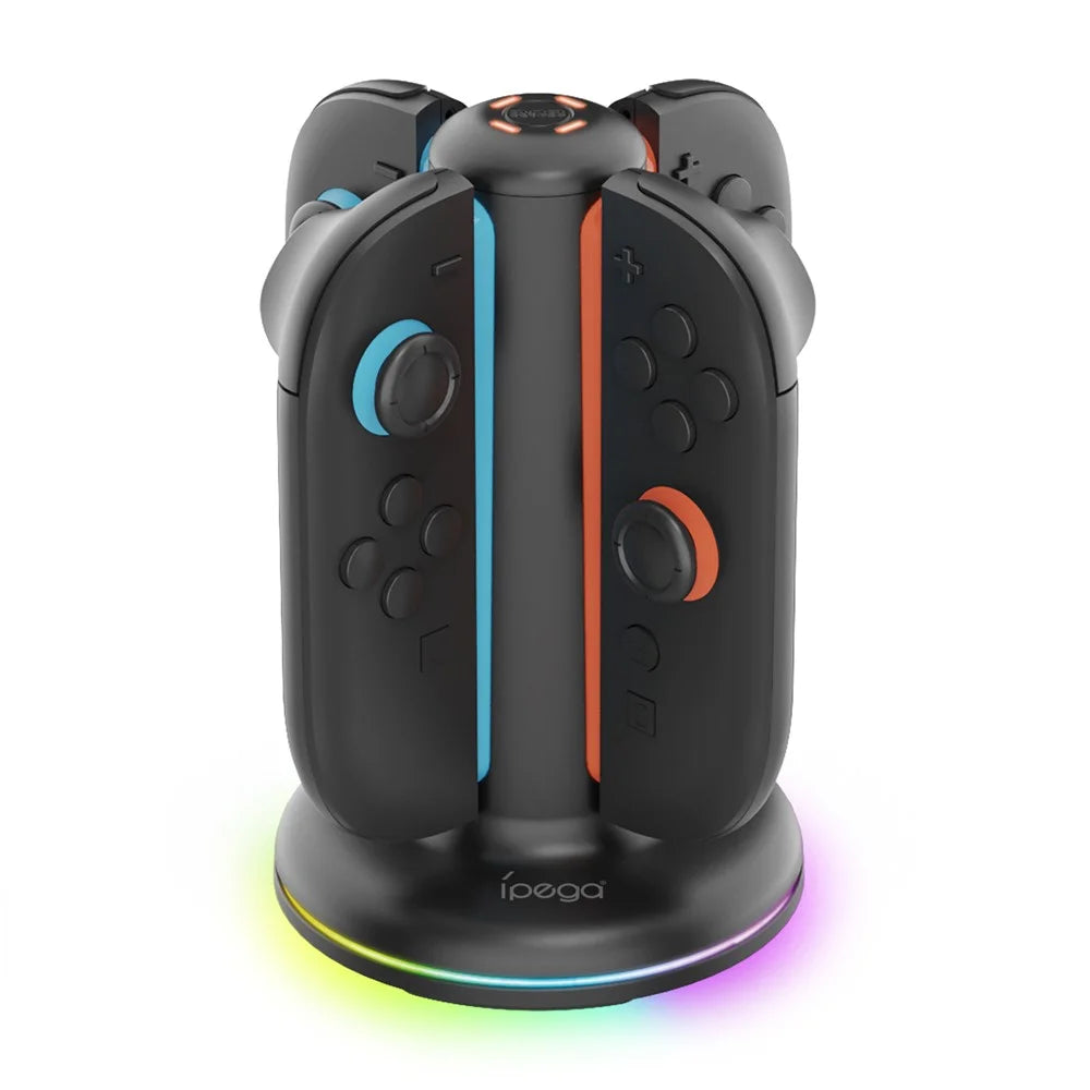 IPEGA PG-SW2052 For Nintendo Switch 2 Joypad Controller 4-Slot Charging Dock with Ambient Light - 2