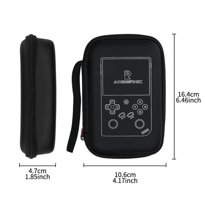 ANBERNIC For ANBERNIC RG35XX Pro Handheld Game Console Carrying Case PU Leather Storage Bag - 7