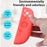 For Nintendo Switch 2 Console Storage Case EVA Leather Bag with Controller Protective Cover - Black + Blue / Red - 5
