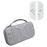 For Nintendo Switch 2 EVA + Snowflake Fabric Storage Case with Controller Protective Cover - Grey+White - 1