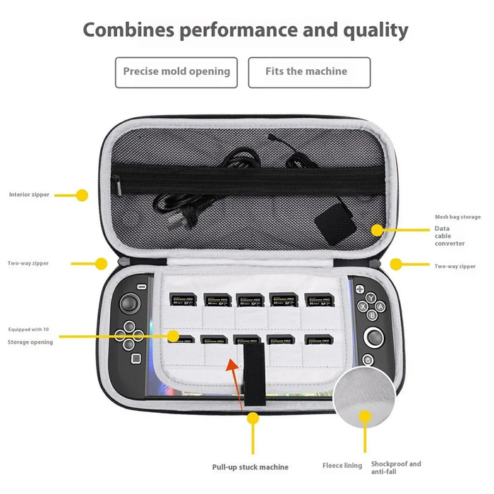 For Nintendo Switch 2 Storage Bag Handheld Game Console EVA Protective Carrying Case - 2