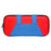 For Nintendo Switch 2 Portable Carrying Bag Cable Management Silicone Tie Joystick Caps Set - Red - 4