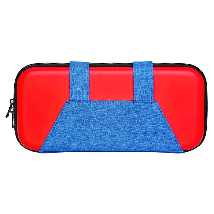 For Nintendo Switch 2 Portable Carrying Bag Cable Management Silicone Tie Joystick Caps Set - Red - 4