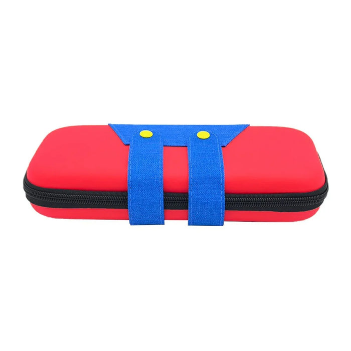 For Nintendo Switch 2 Storage Bag TPU Controller Cover Tempered Glass Screen Protector Set - Red - 3