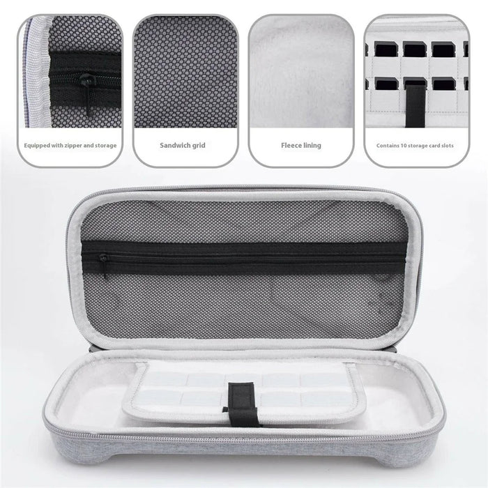 For Nintendo Switch 2 Accessory Kit Protective Shell Storage Bag Screen Protector Joystick Caps Set - Black - 6
