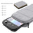 For Nintendo Switch 2 EVA Snowflake Fabric Handheld Carrying Case Shock Resistant Storage Bag - 3