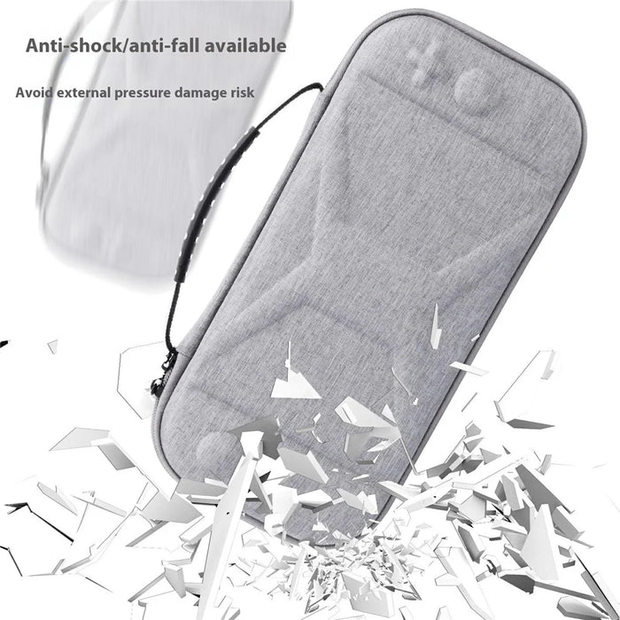For Nintendo Switch 2 EVA Snowflake Fabric Handheld Carrying Case Shock Resistant Storage Bag - 5