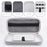 For Nintendo Switch 2 EVA Snowflake Fabric Handheld Carrying Case Shock Resistant Storage Bag - 7