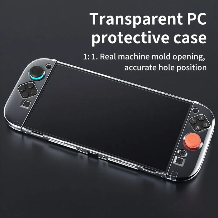 For Nintendo Switch 2 Storage Bag Kit with PC Detachable Hard Cover and Tempered Glass Films - 2
