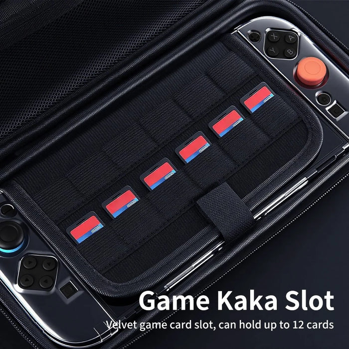 For Nintendo Switch 2 Storage Bag Kit with PC Detachable Hard Cover and Tempered Glass Films - 5