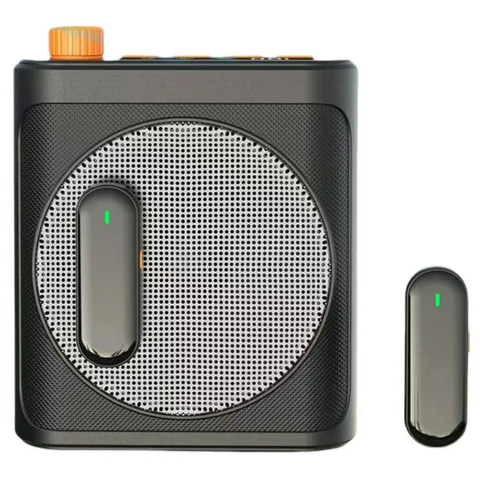 M29 Magnetic Wireless Clip-on Dual Microphone Portable Sound Amplifier for Teaching / Conferences / Performances - Black - 1