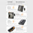 M29 Magnetic Wireless Clip-on Dual Microphone Portable Sound Amplifier for Teaching / Conferences / Performances - Black - 7