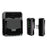 S51 Wireless Lavalier Microphone with Digital Display Charging Case AI Noise Reduction Clip On Mic, 2 Mic + 2 Receiver - 1