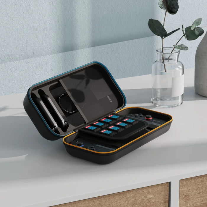 For Nintendo Switch 2 EVA Carrying Case Large Capacity Travel Protective Shell Storage Bag - Black - 5
