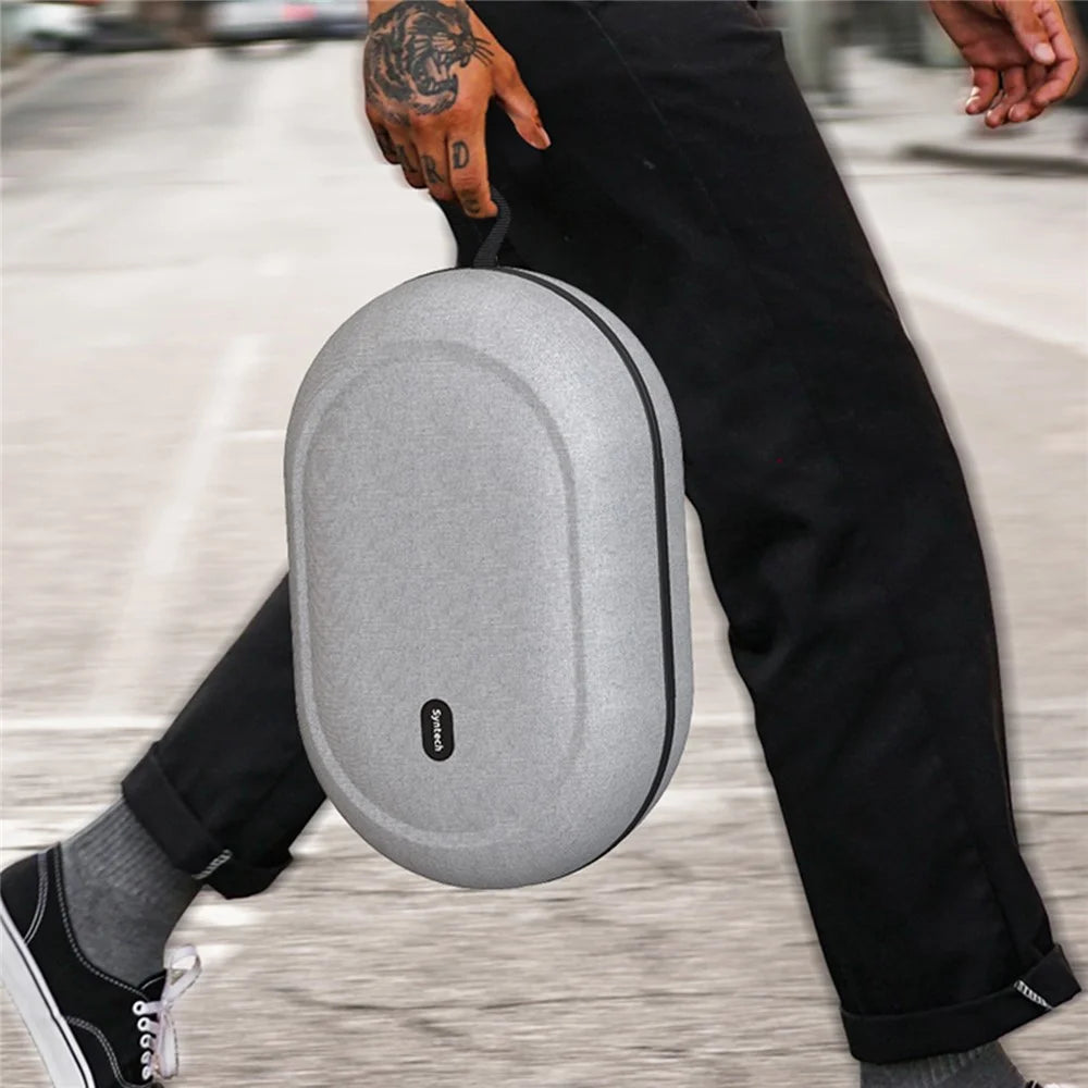 SYNTECH Size L Storage Case for Meta Quest 3S / Quest 3 / Quest 2 / Quest Pro / Pico 4 / Pico 4 Ultra VR Headset Carrying Bag - Grey - 7