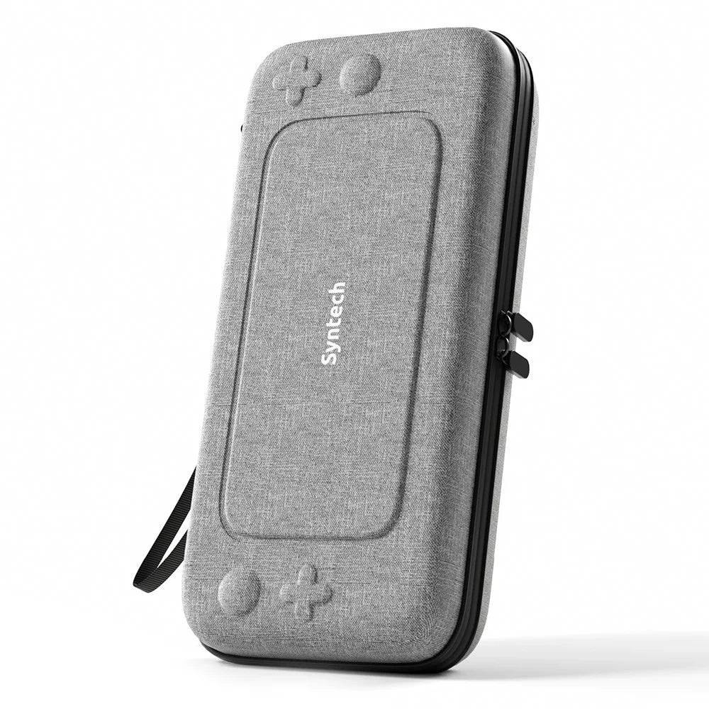 SYNTECH For Nintendo Switch  /  Switch OLED Carrying Case with 10 Game Card Slots Organizer Storage Bag - Grey - 1