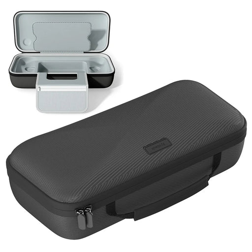 SYNTECH For ROG Ally  /  ROG Ally X Hard Carrying Case Built-in Foldable Stand Protective Storage Bag - Black - 1