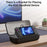 SYNTECH For ROG Ally  /  ROG Ally X Hard Carrying Case Built-in Foldable Stand Protective Storage Bag - Black - 6
