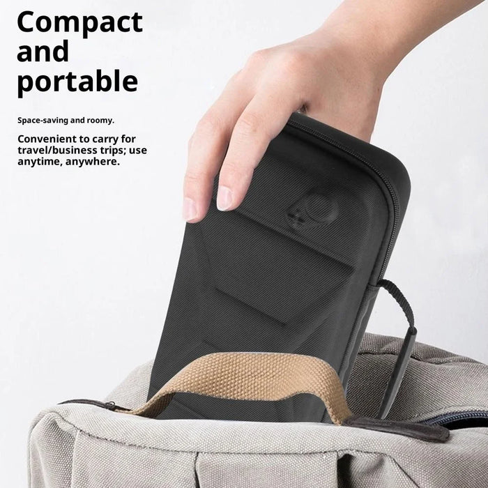 Handheld EVA Storage Bag for Asus ROG Xbox Ally X (2025) / Ally (2025) Game Console Carrying Case with Silicone Cable Straps - 5