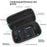 Handheld EVA Storage Bag for Asus ROG Xbox Ally X (2025) / Ally (2025) Game Console Carrying Case with Silicone Cable Straps - 7