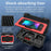 STARTRC GAMES Portable Waterproof Case for Nintendo Switch 2 Portable Hard Shell Game Console Storage Box - 4
