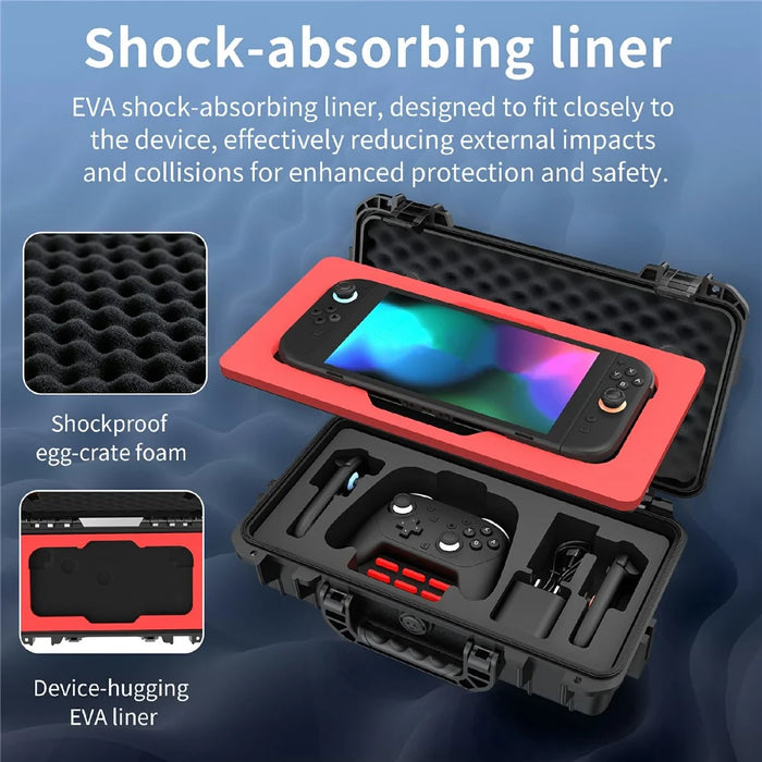 STARTRC GAMES Portable Waterproof Case for Nintendo Switch 2 Portable Hard Shell Game Console Storage Box - 4