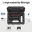 Waterproof Case for Nintendo Switch 2 ABS Hard Shell Protective Storage Box Full Set Accessories Organizer with Portable Handle - 3