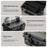 Waterproof Case for Nintendo Switch 2 ABS Hard Shell Protective Storage Box Full Set Accessories Organizer with Portable Handle - 4