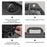 Waterproof Case for Nintendo Switch 2 ABS Hard Shell Protective Storage Box Full Set Accessories Organizer with Portable Handle - 6