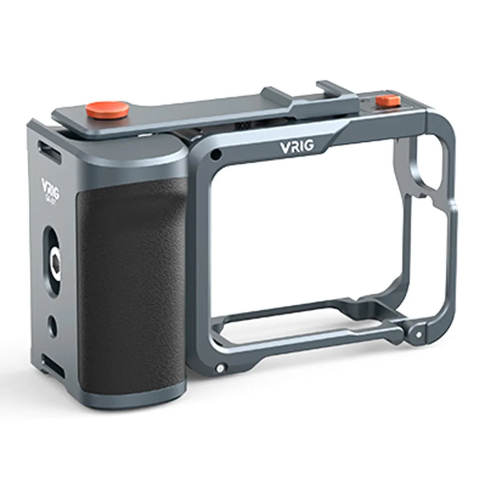 VRIG GA-07 For Insta360 Ace Pro 2  /  Ace Pro  /  Ace Mechanical Button Metal Cage with Handle Street Shooting Kit - 1
