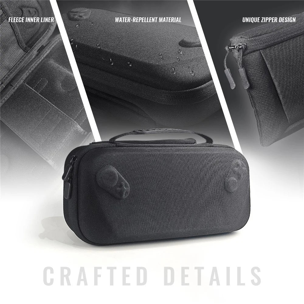 JYS-X158 For Asus ROG Xbox Ally X (2025) / Ally (2025) Handheld Console Storage Bag Waterproof Shockproof Protective Case with Detachable Accessory Pouch - 7