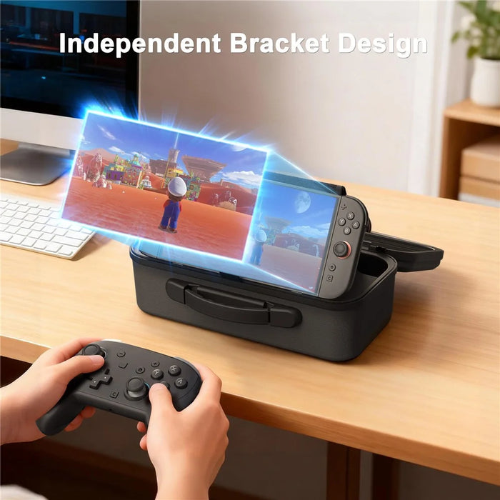 STARTRC GAMES For Nintendo Switch 2 Console / Switch 2 Pro Controller Carrying Case Travel PU Storage Bag - 6