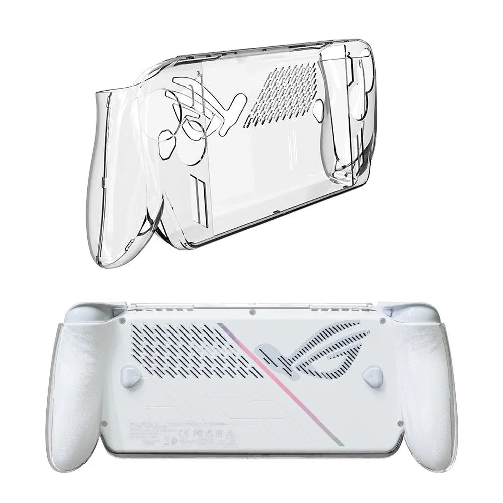 3 in 1 For Asus ROG Xbox Ally X (2025) Clear PC Protective Cover Tempered Glass Screen Protector and Carrying Bag Set - 2