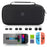 EASYSMX A04 4 in 1 For Nintendo Switch 2 Game Console Carrying Bag Screen Protector Joy-Con Cover Joystick Cap Set - 1