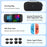 EASYSMX A04 4 in 1 For Nintendo Switch 2 Game Console Carrying Bag Screen Protector Joy-Con Cover Joystick Cap Set - 2