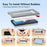 EASYSMX A04 4 in 1 For Nintendo Switch 2 Game Console Carrying Bag Screen Protector Joy-Con Cover Joystick Cap Set - 5