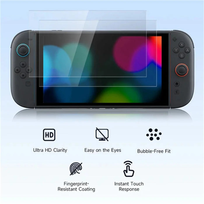 EASYSMX A04 4 in 1 For Nintendo Switch 2 Game Console Carrying Bag Screen Protector Joy-Con Cover Joystick Cap Set - 6
