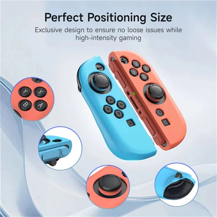 EASYSMX A04 4 in 1 For Nintendo Switch 2 Game Console Carrying Bag Screen Protector Joy-Con Cover Joystick Cap Set - 7