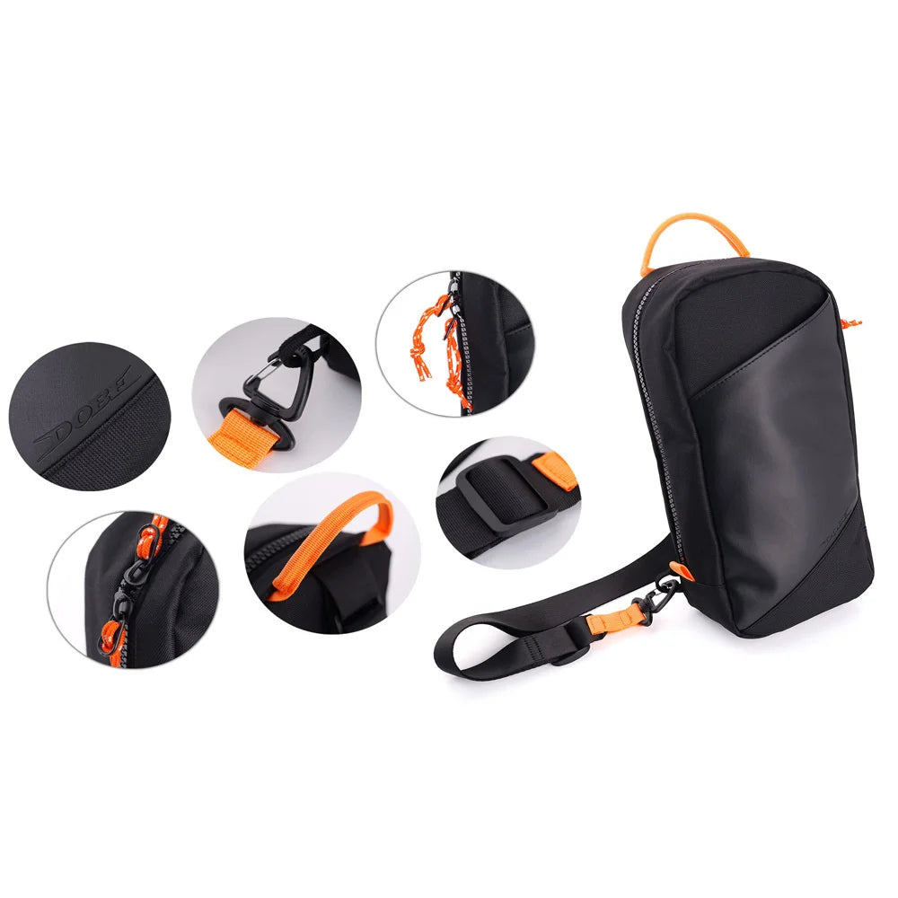DOBE FOMIS ELECTRONICS TY-5803 Storage Bag for Nintendo Switch 2 / PS 5 Portal / ROG Ally Universal Game Console Carrying Case - Black - 3