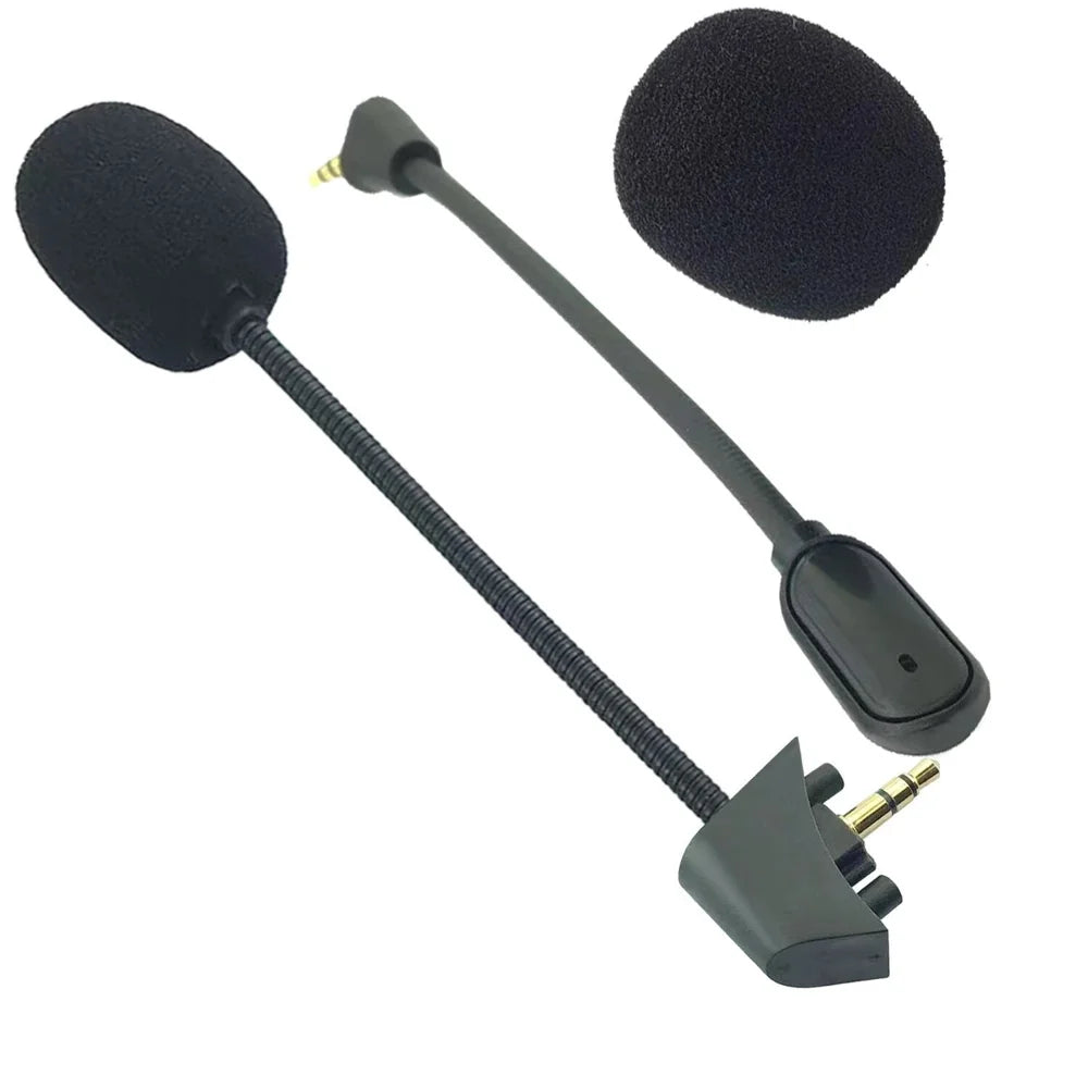 Replacement Noise-Canceling Boom Microphone for Siberia T20 Gaming Headset, Detachable Mic Headphones Accessory - Black - 4