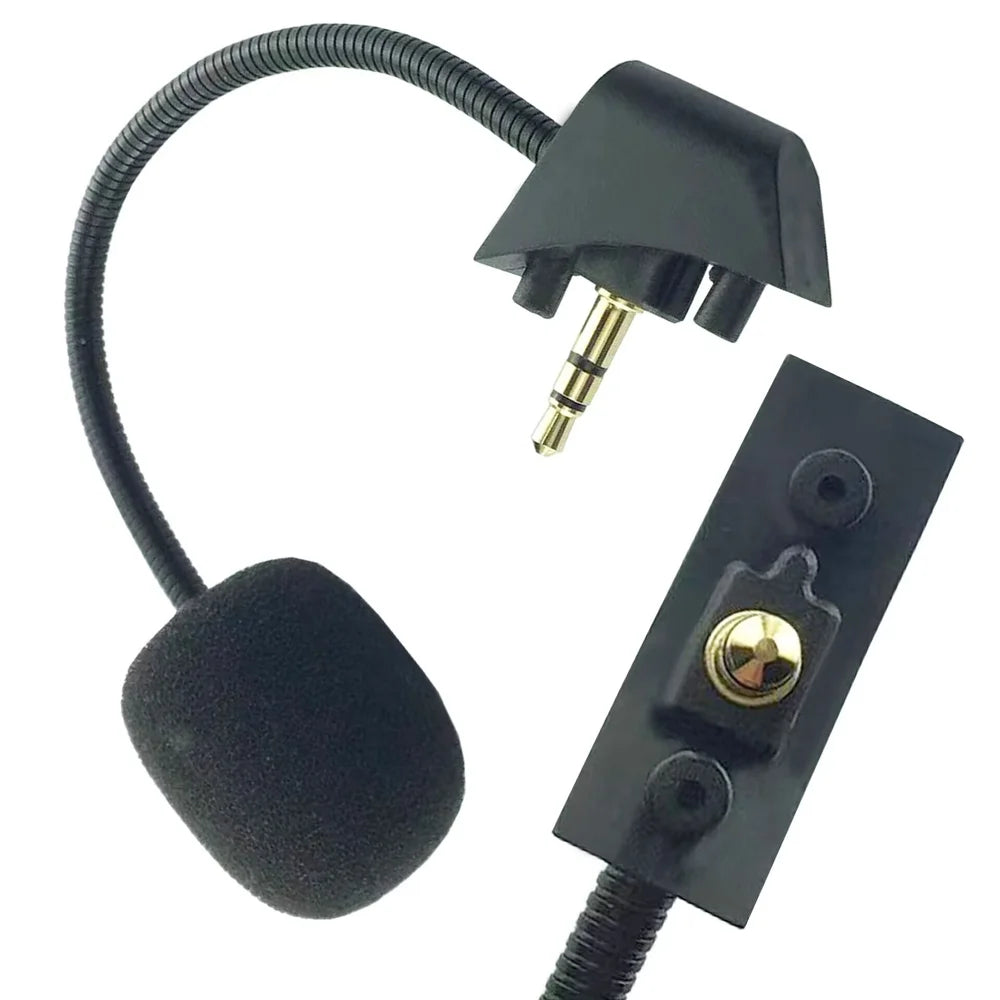Replacement Noise-Canceling Boom Microphone for Siberia T20 Gaming Headset, Detachable Mic Headphones Accessory - Black - 6