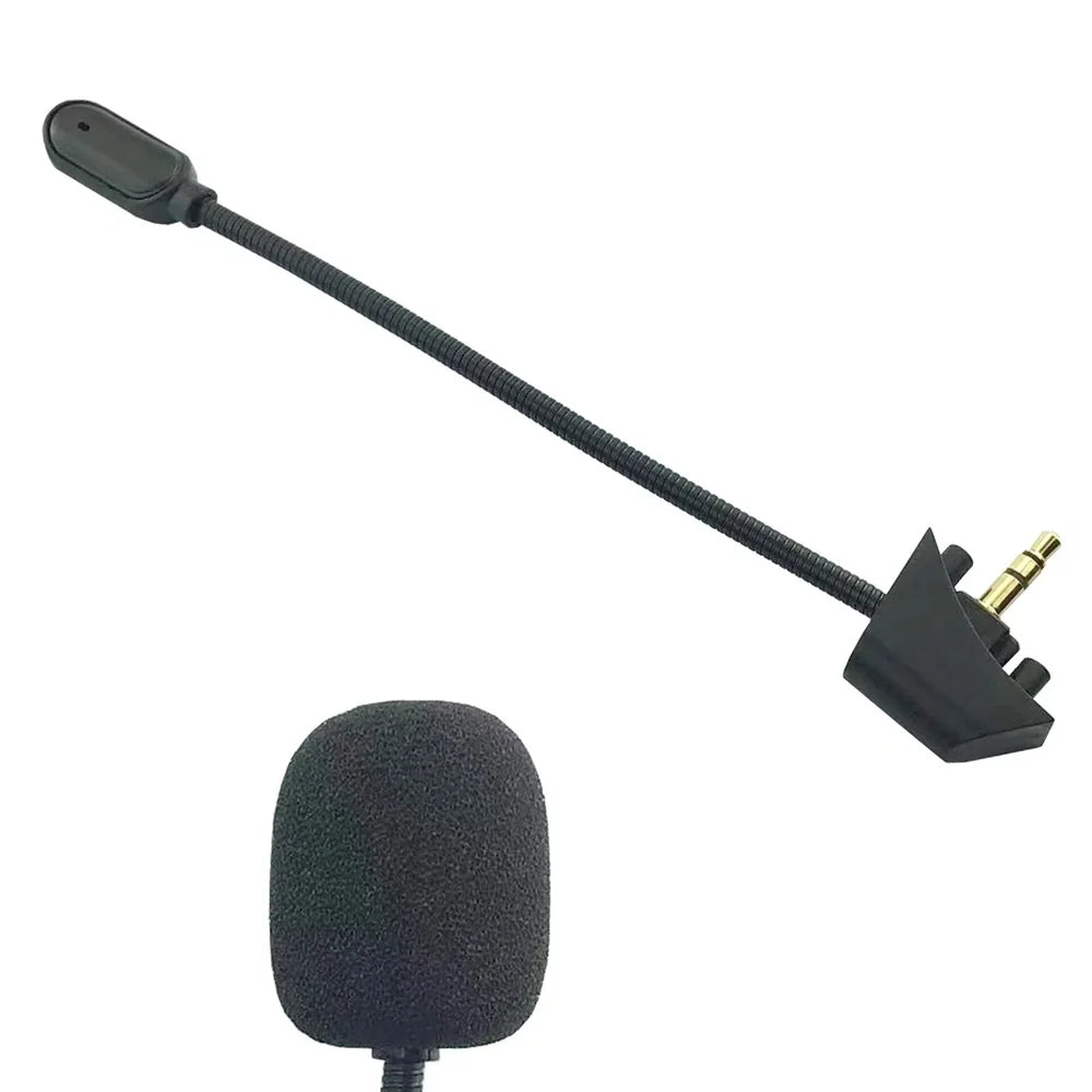 Replacement Noise-Canceling Boom Microphone for Siberia T20 Gaming Headset, Detachable Mic Headphones Accessory - Black - 7