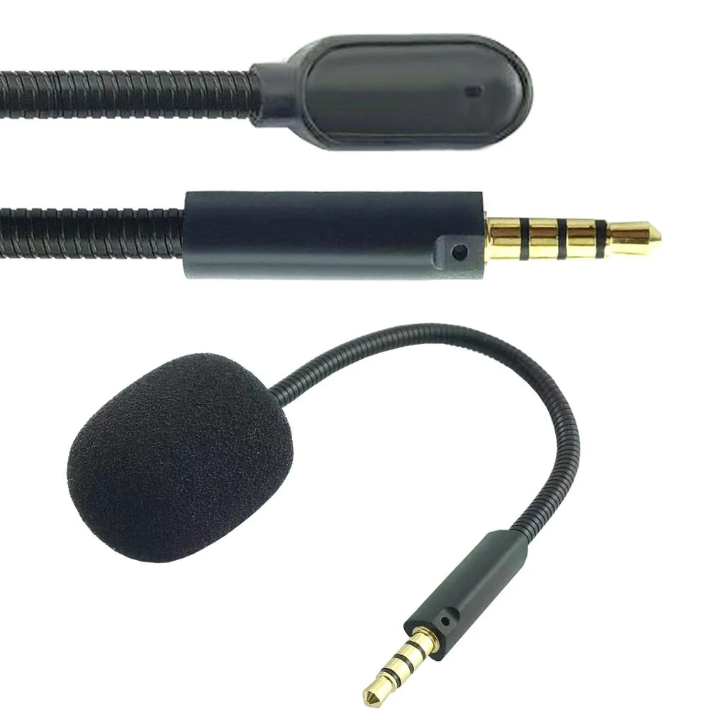 Replacement Microphone for ASUS ROG Prism 2 Gaming Headset Noise Cancelling Detachable Boom Mic Headphones Accessory - Black - 1