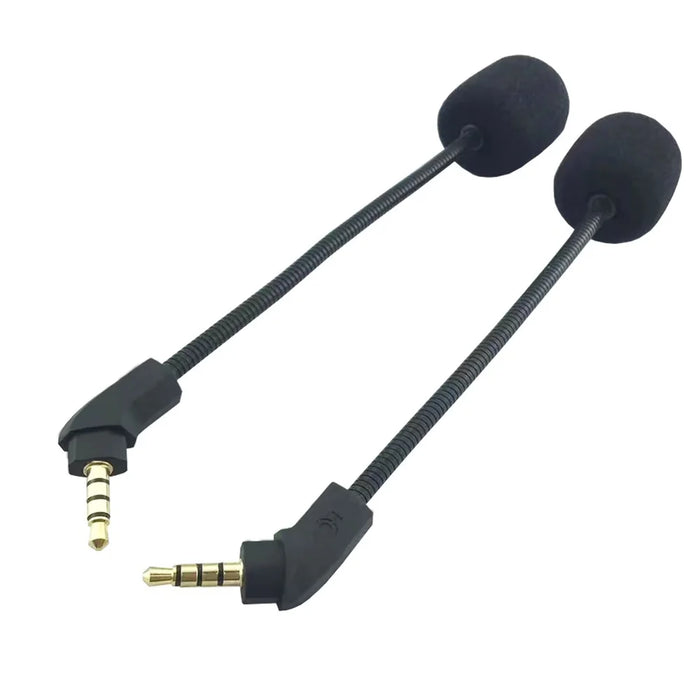 Replacement Microphone for HyperX Cloud Alpha S Gaming Headset Noise Cancelling 3.5mm Boom Flexible Mic - Black - 5