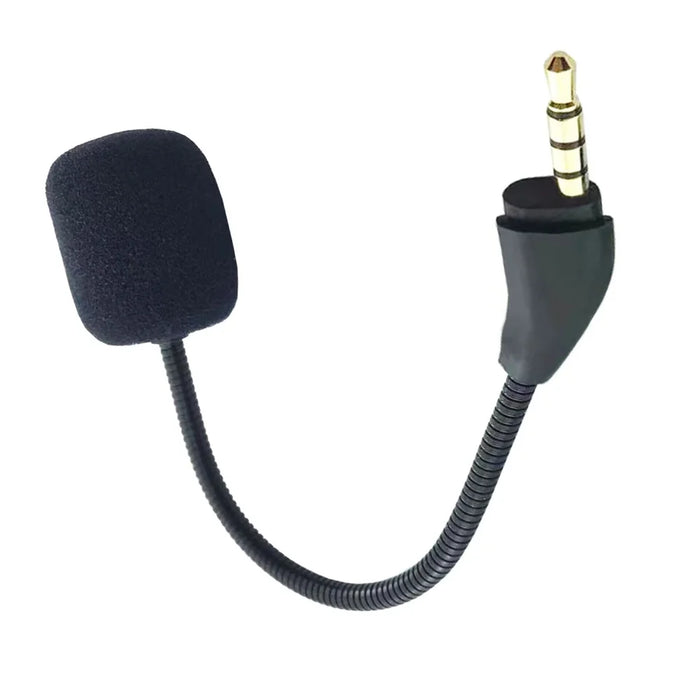 M20 3.5mm Replacement Microphone for HyperX Cloud III Gaming Headset Boom Flexible Mic Noise Cancelling with Foam Cover - Black - 1