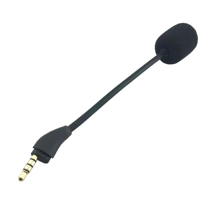 M20 3.5mm Replacement Microphone for HyperX Cloud III Gaming Headset Boom Flexible Mic Noise Cancelling with Foam Cover - Black - 3